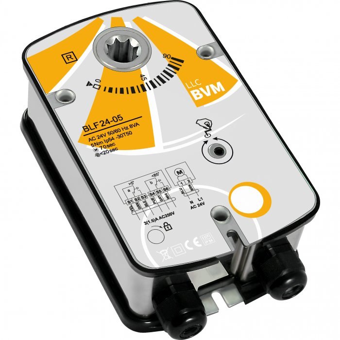 Электропривод BVM SM230-SR-32 для воздушных клапанов