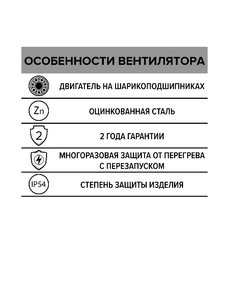 Вентилятор крышный ERF 250 центробежный ERA PRO