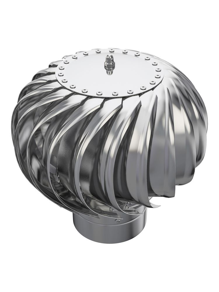 Турбодефлектор ТД фланец D160 нержавеющая сталь ERA STREETLINE