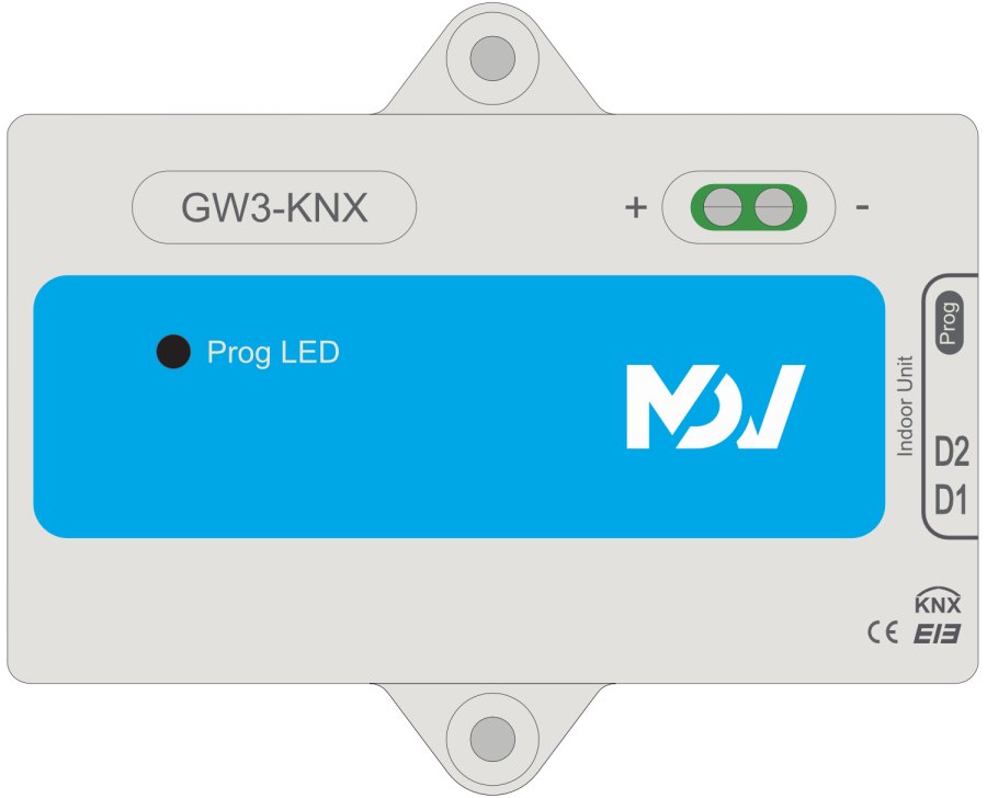 Шлюз MDV GW3-KNX Шлюз MDV GW3-KNX