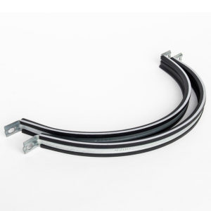 Хомут для воздуховода SHUFT с резиновым профилем 400мм (шпилька)